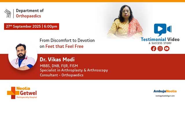 Arthroplasty & Arthroscopy Miracle: Patient Regains Freedom with Dr. Vikas Modi
