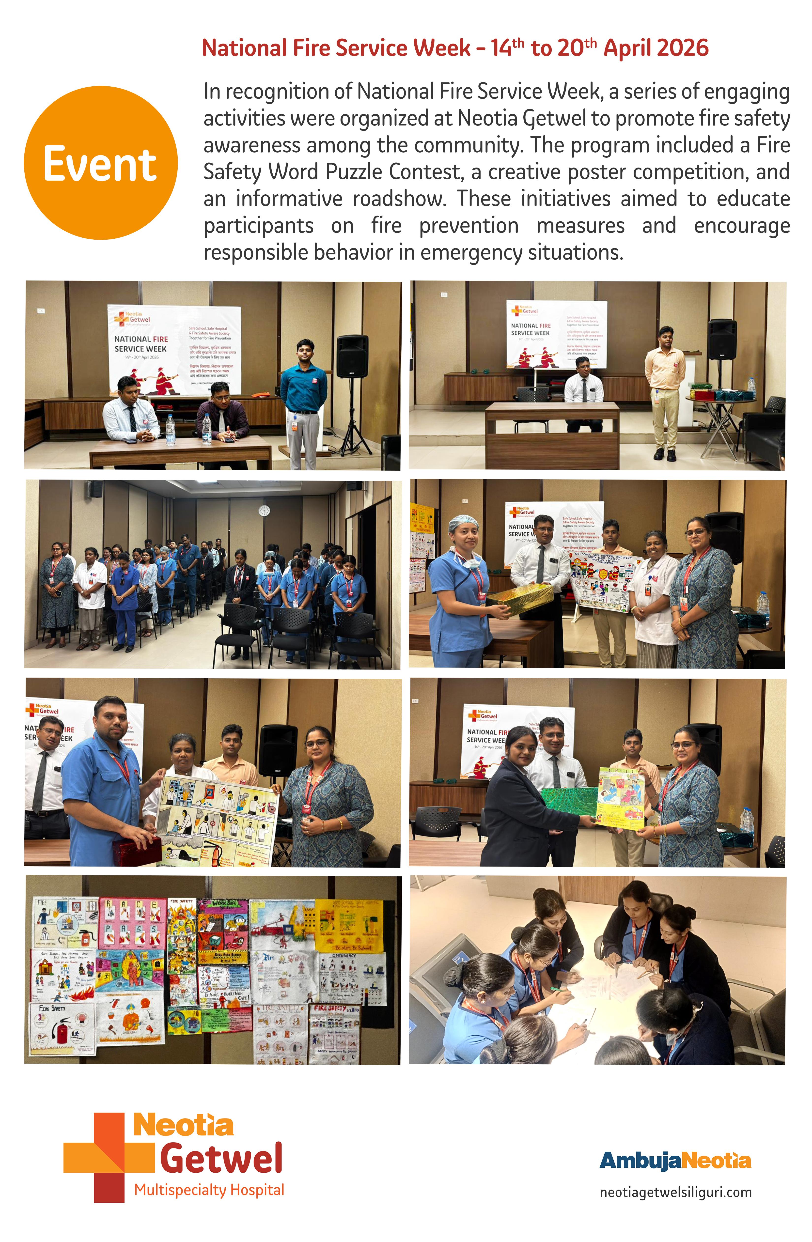 National Fire Service Week - 14th to 20th April 2026