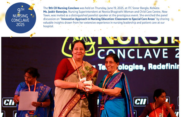 The 9th CII Nursing Conclave was held at ITC Sonar Bangla, Kolkata