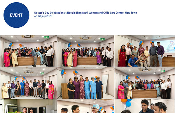 Doctor's Day Celebration at Neotia Bhagirathi Woman and Child Care Centre, New Town