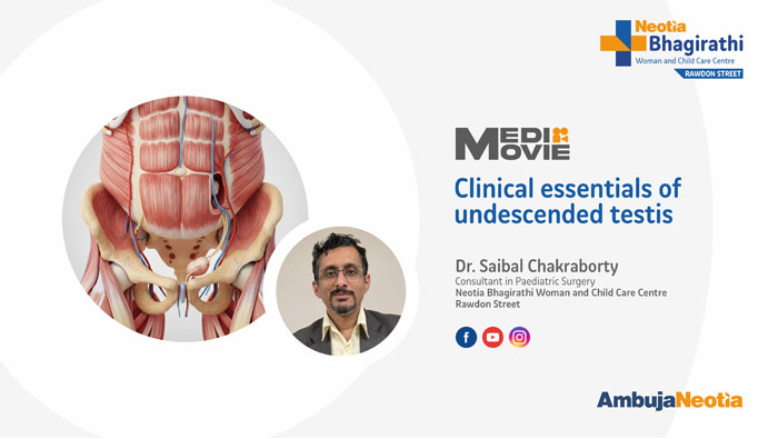 Dr. Saibal Chakraborty speaks on clinical essentials of undescended testis