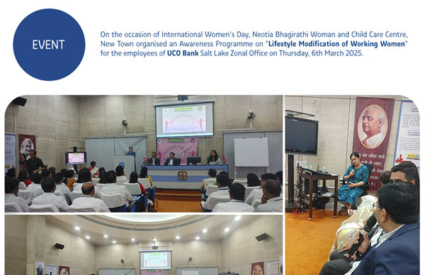 Awareness Programme on 'Lifestyle Modification of Working Women' for the employees of UCO Bank Salt Lake Zonal Office