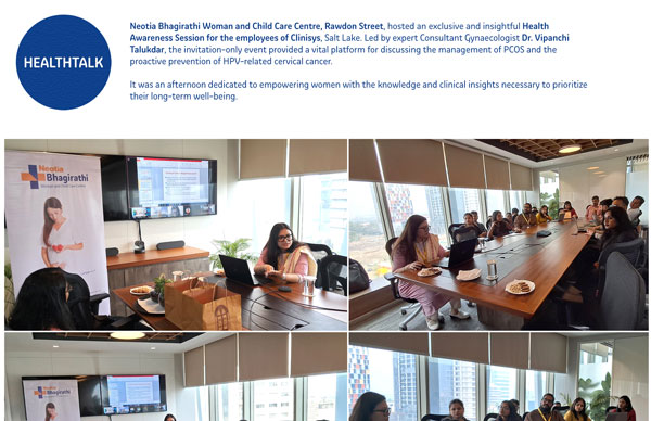 NBWCCCRS - Health Awareness Programme at Clinisys, Kolkata