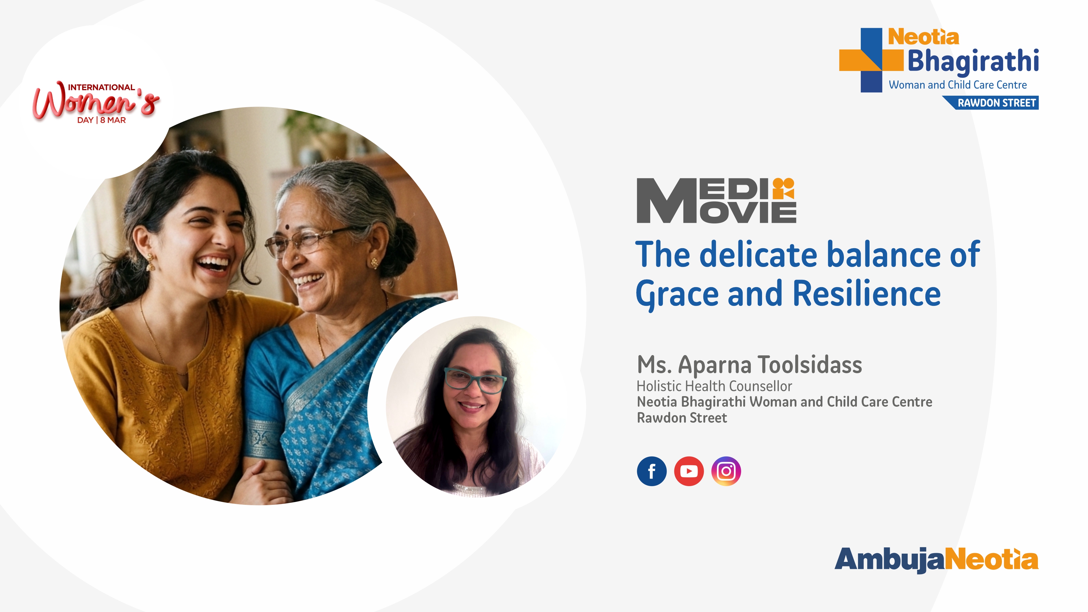 Ms. Aparna Toolsidass speaks on The delicate balance of Grace and Resilience | International