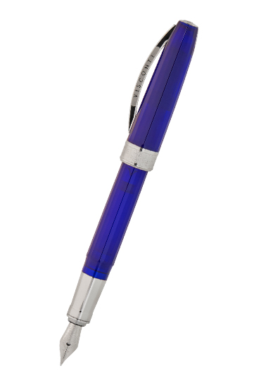 VISCONTI MICHELANGELO FOUNTAIN PEN TRANSLUCENT BLUE