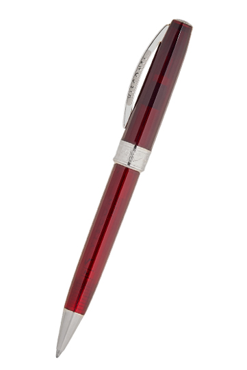 VISCONTI MICHELANGELO BALLPOINT TRANSLUCENT RED