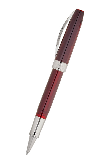 VISCONTI MICHELANGELO ROLLER TRANSLUCENT RED