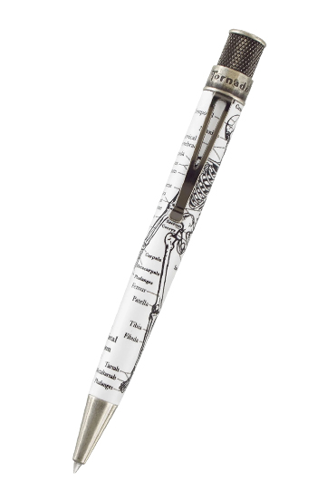 RETRO51 Tornado Vintage Metalsmith - Dr. Gray Skeleton Rollerball