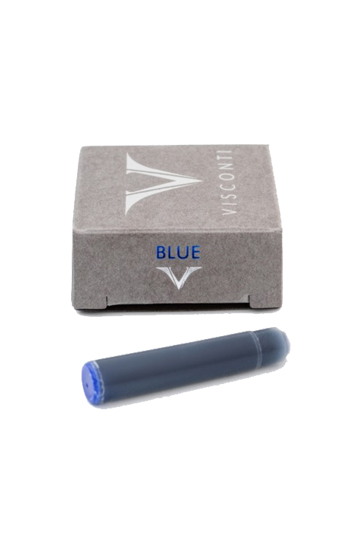 Visconti ink cartridge box of 10 pcs Blue