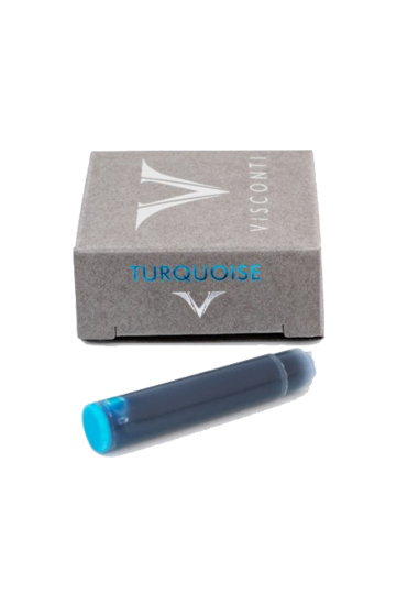 Visconti ink cartridge box of 10 pcs Turquoise