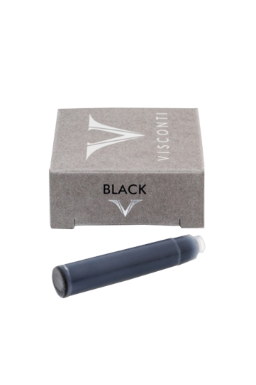 Visconti ink cartridge box of 10 pcs Black