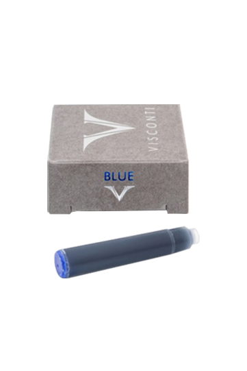 Visconti ink cartridge box of 10 pcs Blue