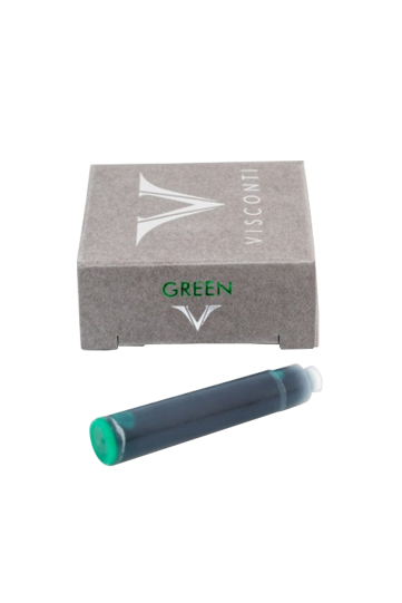 Visconti ink cartridge box of 10 pcs  Green