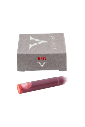 Visconti ink cartridge box of 10 pcs Red