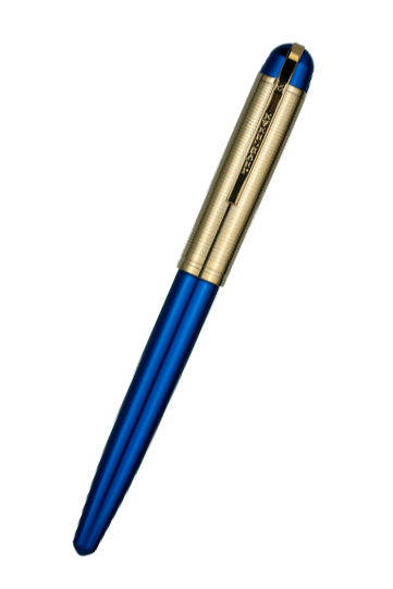 Wahl-Eversharp Skyline Blue Gold Trim Fountain Pen